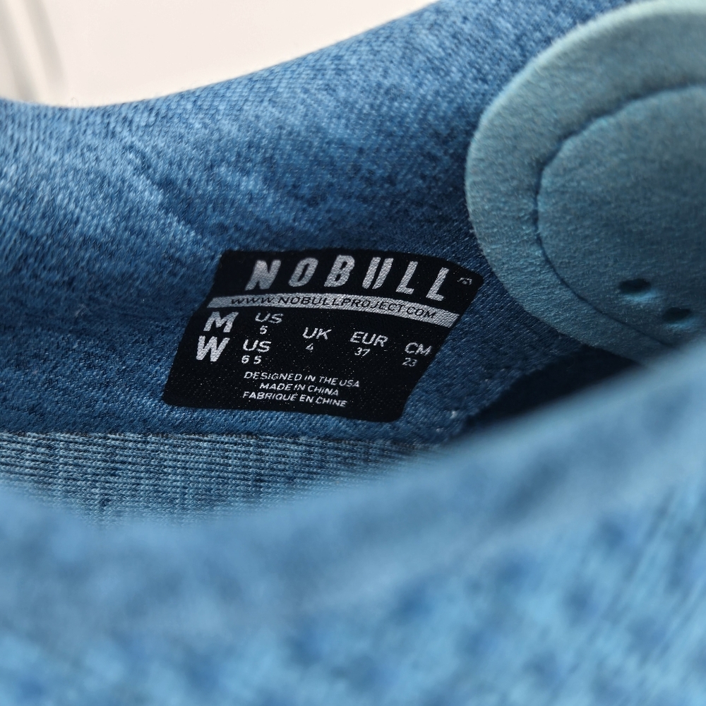 NoBull Project Water‎ Heather Blue Sneaker Shoe Womens Size 6.5 Mens 5 LIKE NEW! - Picture 11 of 12